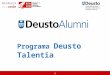 Talentia Deusto Alumni