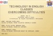 Technology in english classes