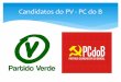Candidatos do PV/PDdoB - Fattori 45 em Itatiba