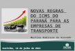 Novas Regras do ICMS no Paraná para Empresas Transportadoras