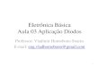 Eletrônica Básica - Aplicação Diodos