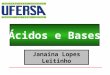 Acidos e Bases-UFERSA