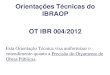 OT-IBR_004-2012 - Graus de Precisão Do Orçamento