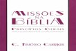 Missões Na Bíblia - Princípios Gerais