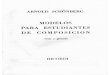 Modelos para Estudiantes Composición, por Schoenberg