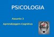 Ass 3 - Aprendizagem Cognitiva (PIAGET e GESTALT)
