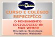 Max Weber e a Teoria Da Acao Social