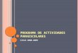 Programa de Activdades Paraescolares 2008- 2009