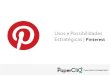 Pinterest Usos e Possibilidades Estratégicas