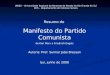 Resumo Do Manifesto Comunista (Passado No Dia 12-12-13 Em Sala de Aula)