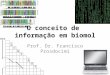 O conceito de  informação em biomol