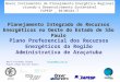 Plano Preferencial dos Recursos Energéticos da Região Administrativa de Araçatuba
