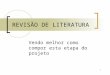 REVISÃO DE LITERATURA