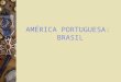 AMÉRICA PORTUGUESA: BRASIL