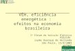 VEH, eficiência energética :  efeitos na economia brasileira