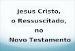 Jesus Cristo,  o Ressuscitado,  no  Novo Testamento