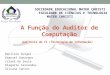 A Função do Auditor de Computação Auditoria de TI (Tecnologia da Informação)