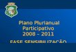 Plano Plurianual Participativo 2008 – 2011 FASE SENSIBILIZAÇÃO