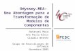 Odyssey-MDA:  Uma Abordagem para a Transformação de Modelos de Componentes