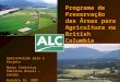Programa de Preservação das Áreas para Agricultura na British Columbia