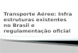 Transporte Aéreo: Infra estruturas existentes no Brasil e regulamentação oficial
