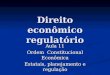 Direito econômico regulatório