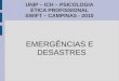 UNIP – ICH – PSICOLOGIA ÉTICA PROFISSIONAL SWIFT – CAMPINAS - 2010