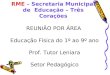 RME  – Secretaria Municipal de  Educação – Três Corações