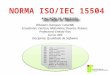NORMA ISO/IEC 15504