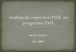 Análise de espectros PIXE no programa AXIL