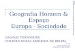 Geografia Homem & Espaço Europa - Sociedade