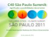 C40 São Paulo Summit: significado  e possibilidades decorrentes