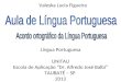 Aula de Língua Portuguesa