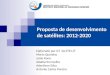 Proposta de desenvolvimento de satélites: 2012-2020