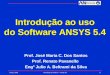 Introdução ao uso do Software ANSYS 5.4