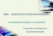 Economia e Finanças em Telecomunicações