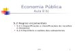 Economia Pública Aula 8 b)