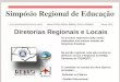 Diretorias Regionais e Locais