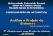 Análise e Projeto de Sistemas Setembrino Soares Ferreira Jr