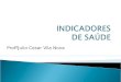 INDICADORES  DE SAÚDE