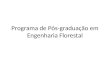 Programa de Pós-graduação em Engenharia Florestal