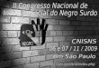 II Congresso Nacional de  Inclusão Social do Negro Surdo
