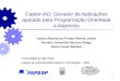 Captor-AO: Gerador de Aplicações apoiado pela Programação Orientada a Aspectos