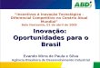 Inova§£o:  Oportunidades para o Brasil