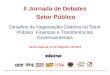 II Jornada de Debates  Setor Público
