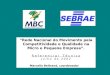 “Rede Nacional do Movimento pela Competitividade e Qualidade na Micro e Pequena Empresa”