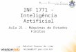 INF 1771 –  Inteligência  Artificial