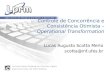 Controle de Concorrência e Consistência Otimista –  Operational Transformation