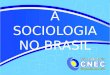 A SOCIOLOGIA NO BRASIL