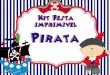 kit festa imprimível - Pirata